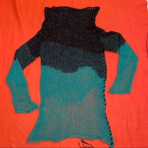 New condition Diesel transformer sweater Mohair Loose Knit